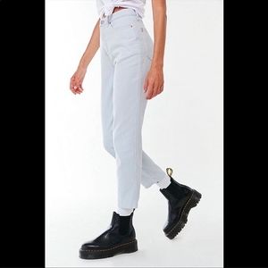 Urban Outfitters Striped Straight Jeans